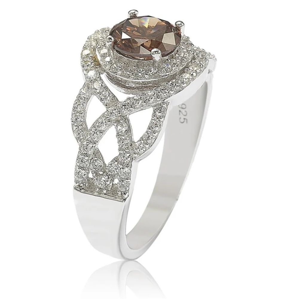 Champagne Diamonds Ring - Picture 7 of 14